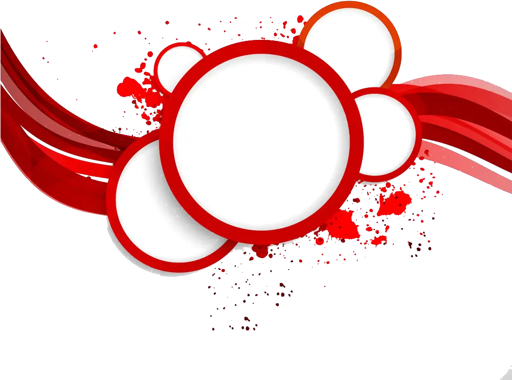 Circular Border Png Red Abstract Border Png png