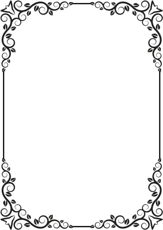 Filigree Border Png Card Border Design Png png