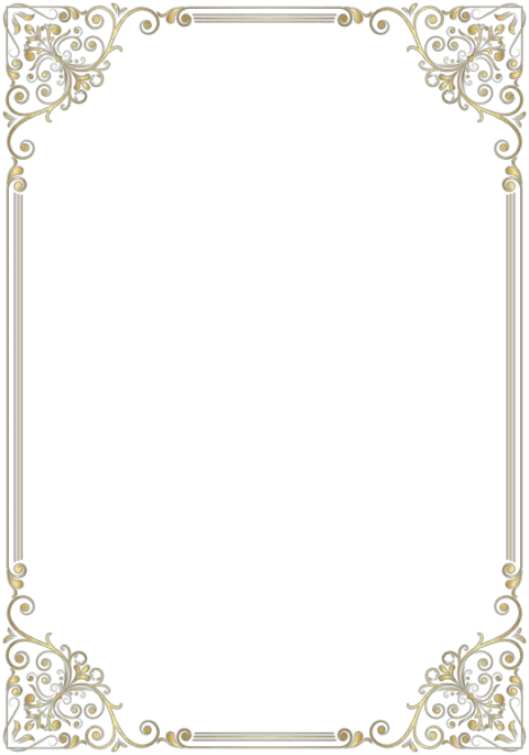 Elegant Border Png Wedding Border Transparent Background png