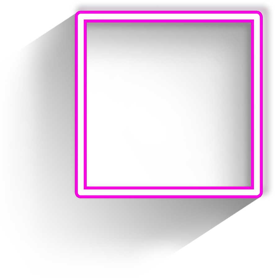 square freetoedit frame pink border geometric Pink Square Frame Transparent png