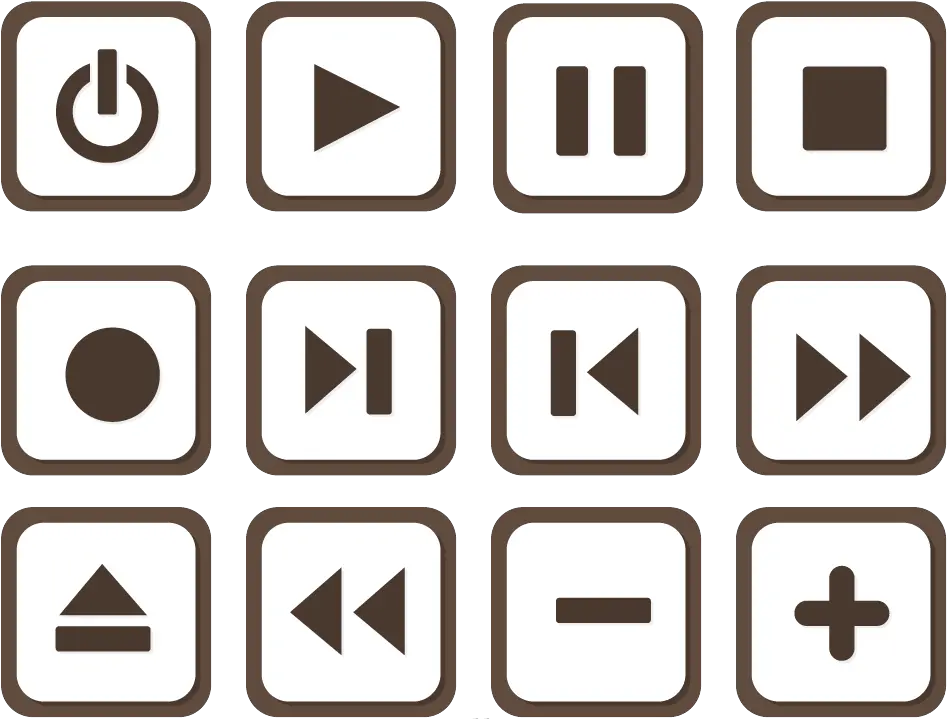 Button Media Player Icon Icon Play Pause Stop Png png