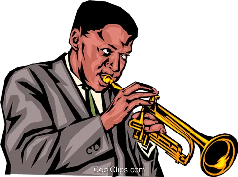 Trumpet Player Royalty Free Vector Clip International Jazz Day Gif Png Trumpet Transparent Background