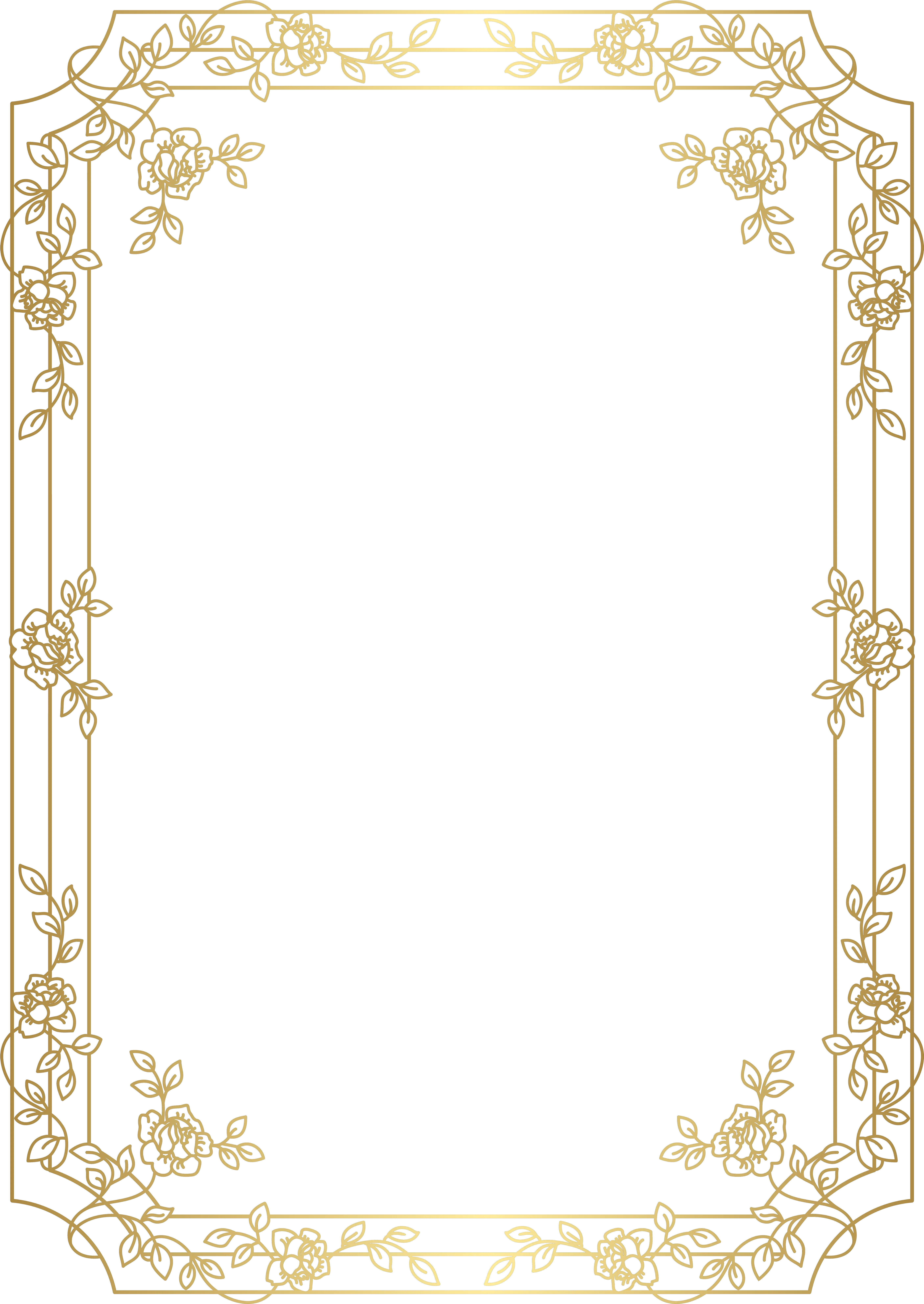 Frame Deco Border Red Gold Free Hd Image Clipart Art Deco Border Png png