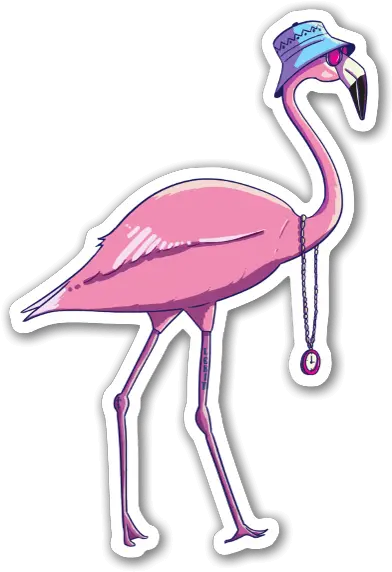 Street Flamingo Stickerapp Stickers Flamingo Png Flamingo Clipart Png