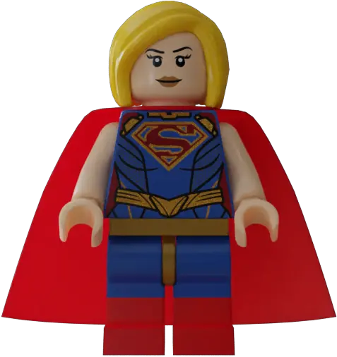 My Render Of Supergirl From Injustice 2 Lego Custom Supergirl Injustice Png Supergirl Icon