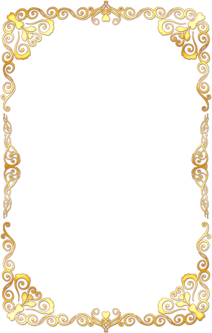 Frame Gold Decor Free Picture Background Frame Border Design png