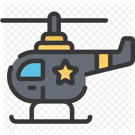 Police Helicopter Icon Of Colored Helicopter Rotor Png Police Helicopter Png
