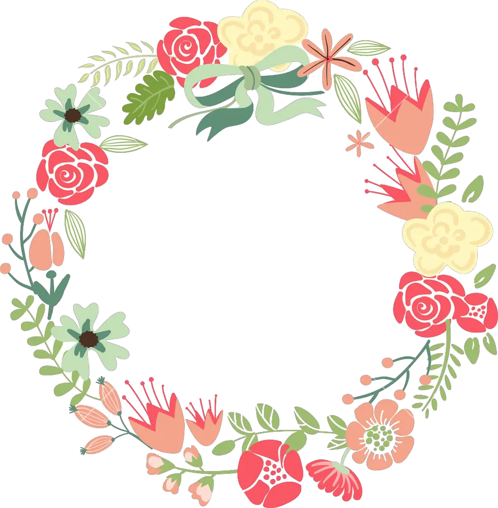 Floral Frame Png Hd Round Floral Frame Png png