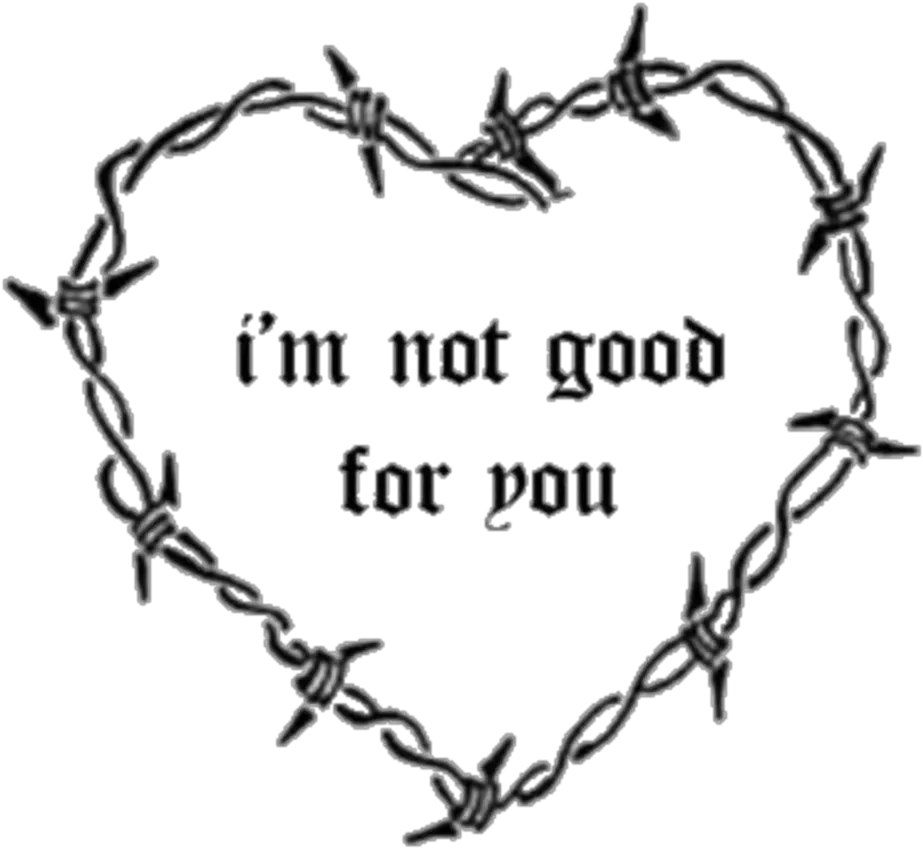 sad gothic hearts transparent cyber background Barbed Wire Heart Drawing png