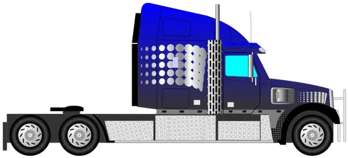 Blue Truck Public Domain Vectors Semi Truck Transparent Background Png Truck Icon Vector