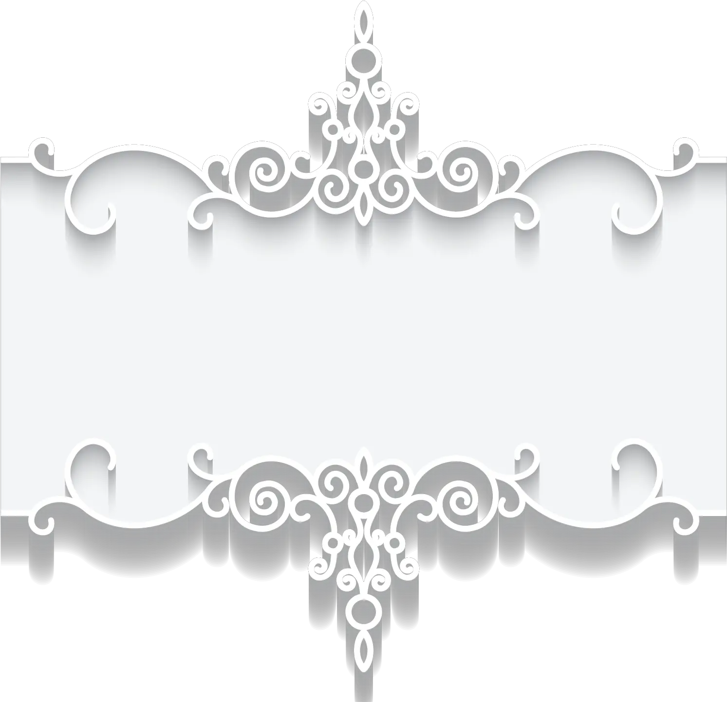 Picture Vector Lace Pattern Frame Illustration Textile Black And Silver Frame Png png