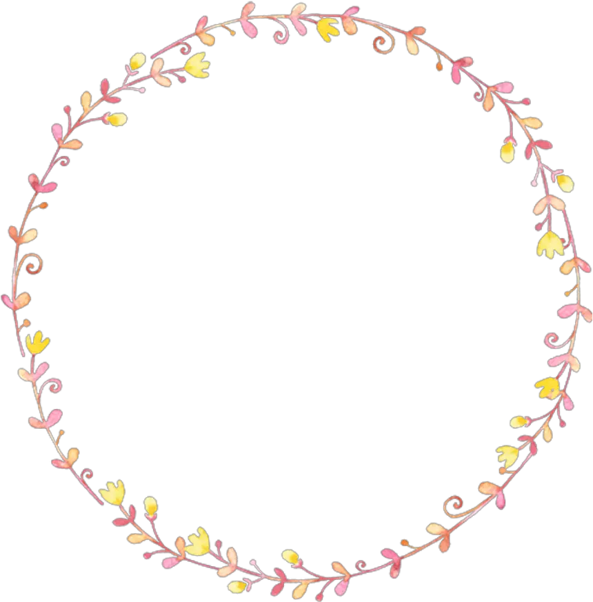Transparent Vine Border Png Pink Round Border Png png
