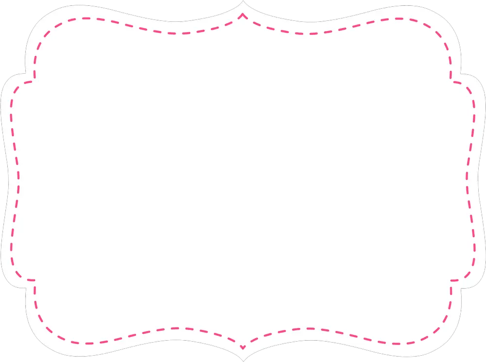 Fantastic Pink Frame Adornment Frames Ideas Handmade White With Pink Frame png