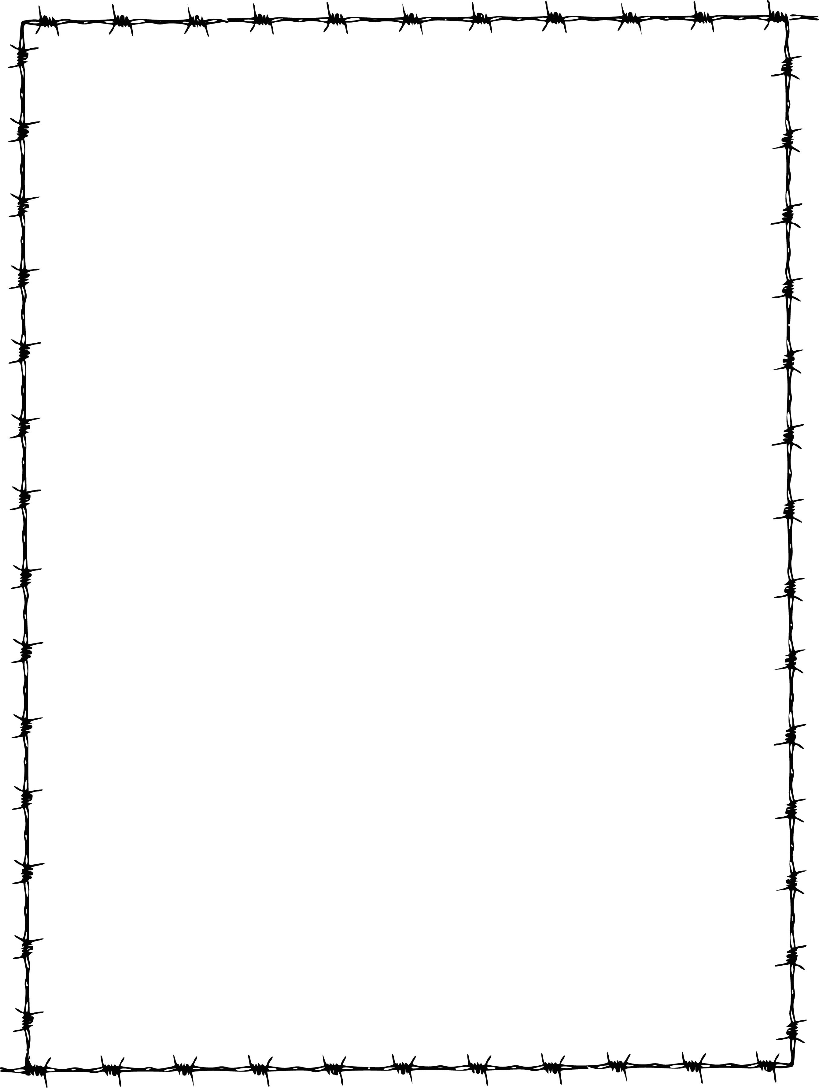 Barbed Wire Circle Png -14 Barbed Wire Page Border Barbed Wire Border png