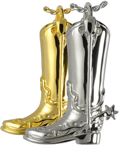 Cowboy Boot Cremation Pendant Work Boots Png Cowboy Boot Png