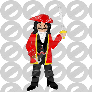 Captain Hook Stencil For Classroom Fictional Character Png Captain Hook Png