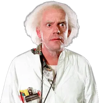 Dr Doc Emmett Brown Png Back To The Future Png