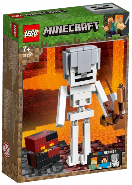 Le21150 Lego Minecraft Bigfig Skeleton With Minecraft Png Minecraft Bow Png