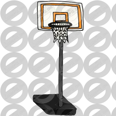 Basketball Hoop Picture For Classroom Basketball Rim Png Basketball Backboard Png