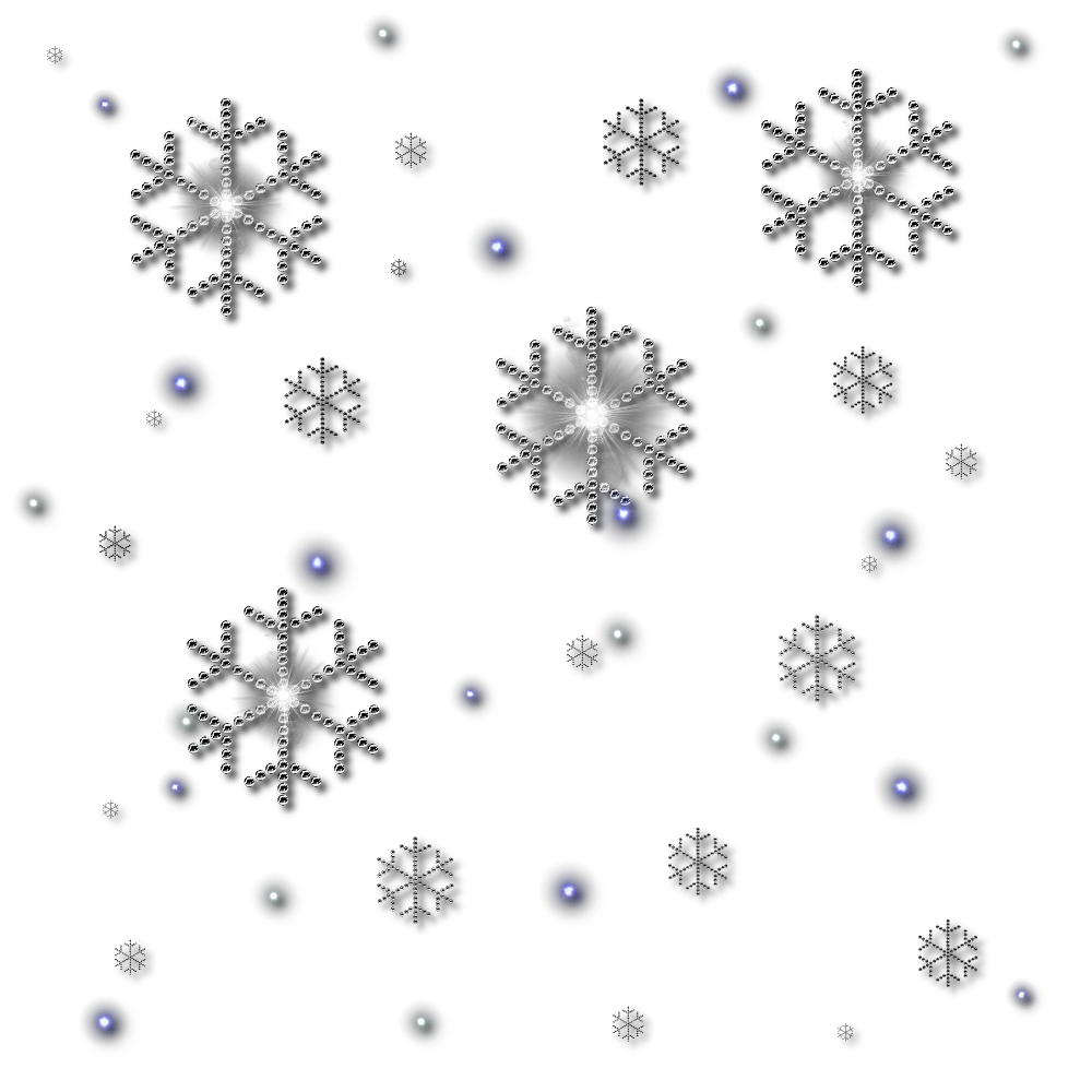 Blue Frozen Snowflakes Png