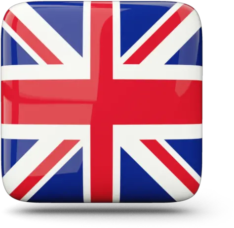 Glossy Country Flag Icon Square Uk England Flag Png Country Flags Icon