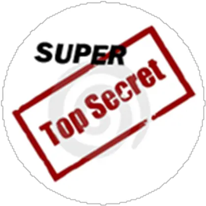 Super Top Secret Roblox Dot Png Top Secret Logo