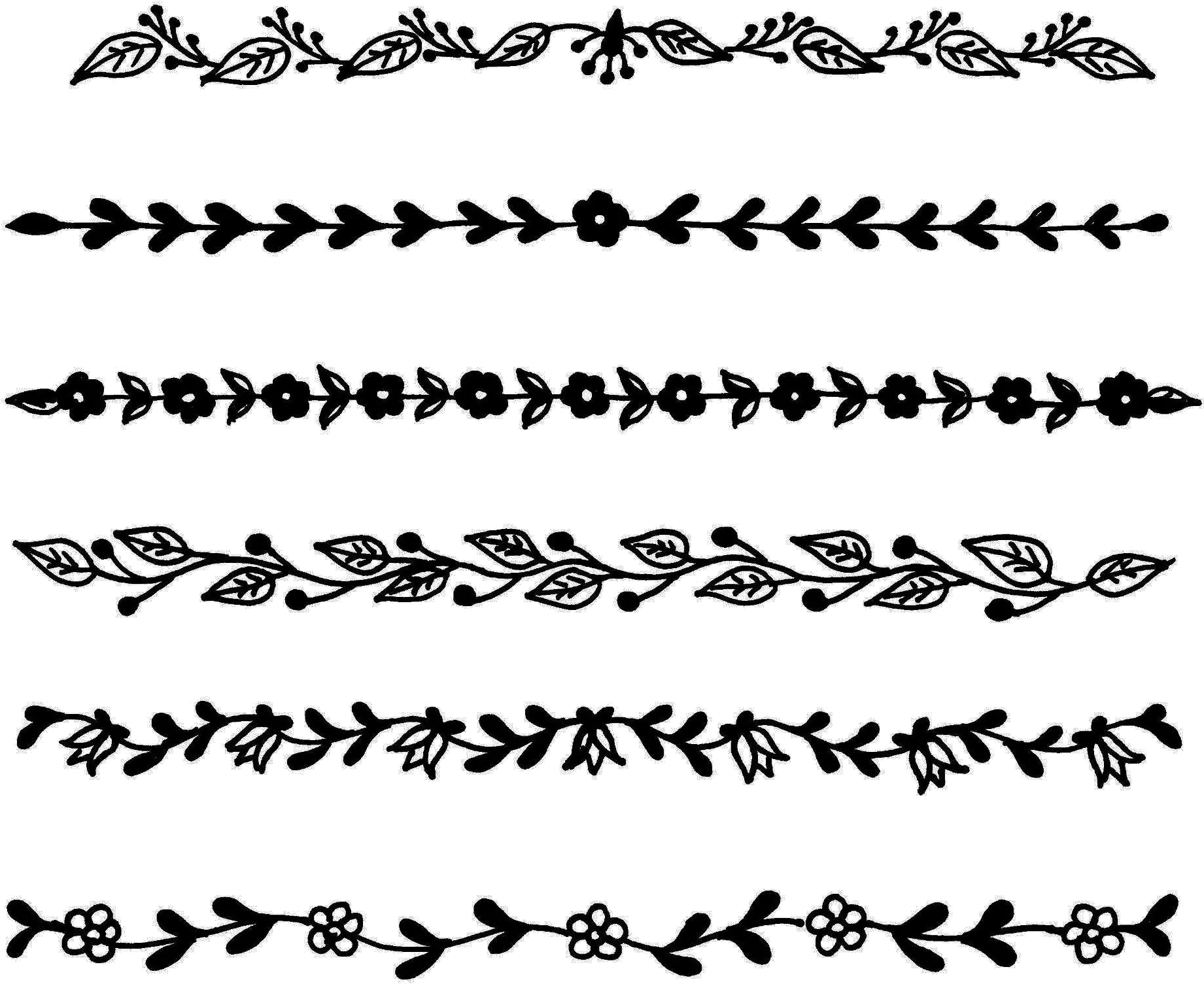 Transparent Calligraphy Border Png Transparent Background Border Line Transparent png