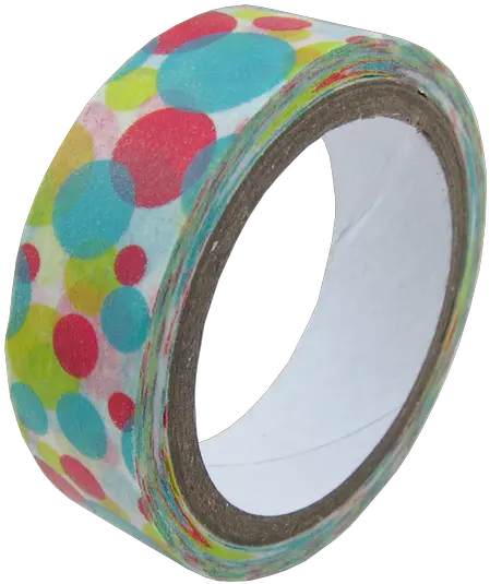 Washi Tape Color Bubbles Tape Png Washi Tape Png