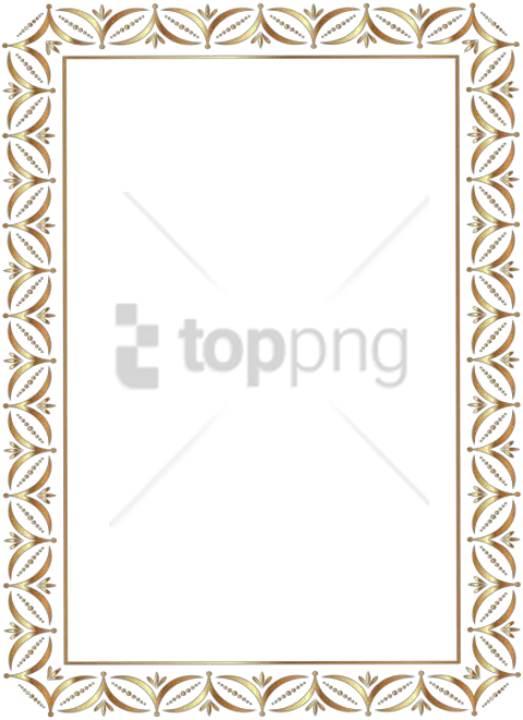 Golden Border Png Gold Frame Border Transparent png