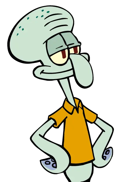 Spongebob Squidward Coloring Spongebob Squidward Png Squidward Png