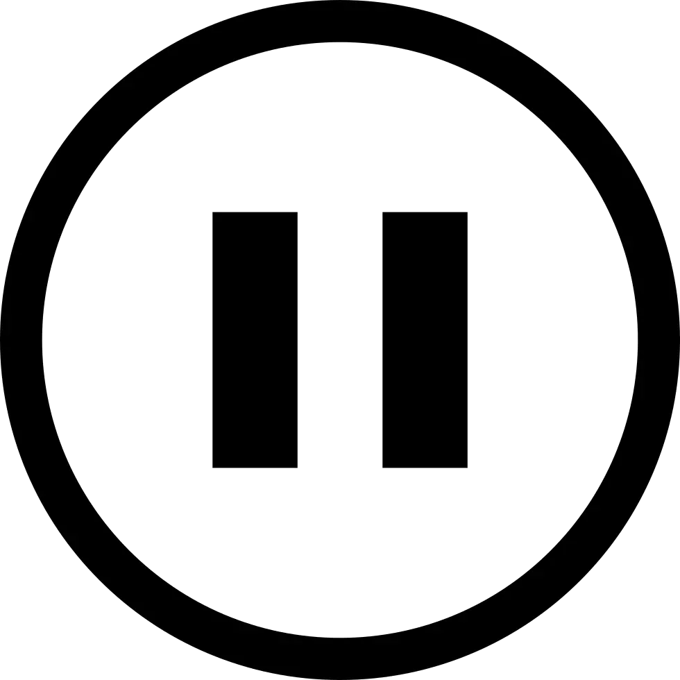 Pause Button Time Vector Icon Png png