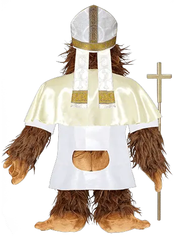 Pope Franco Squatch Squatch World Christian Cross Png Pope Hat Png