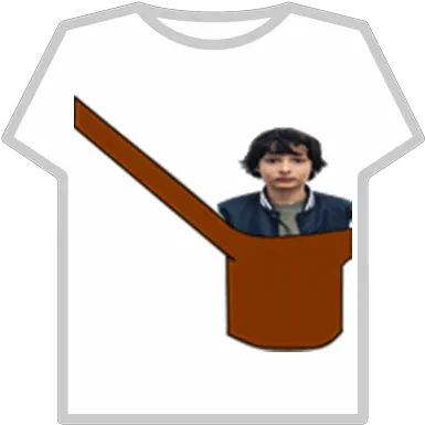Finn Wolfhard In A Pocket T Shirt Roblox Noob Png Finn Wolfhard Png