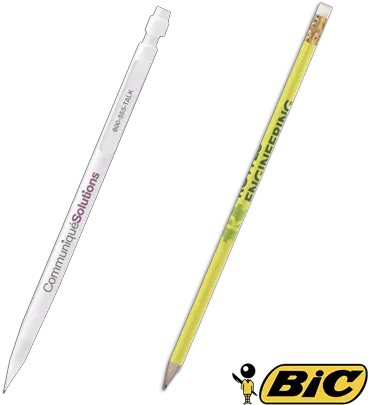 Custom Bic Pencils Marking Tool Png Bic Pen Logo
