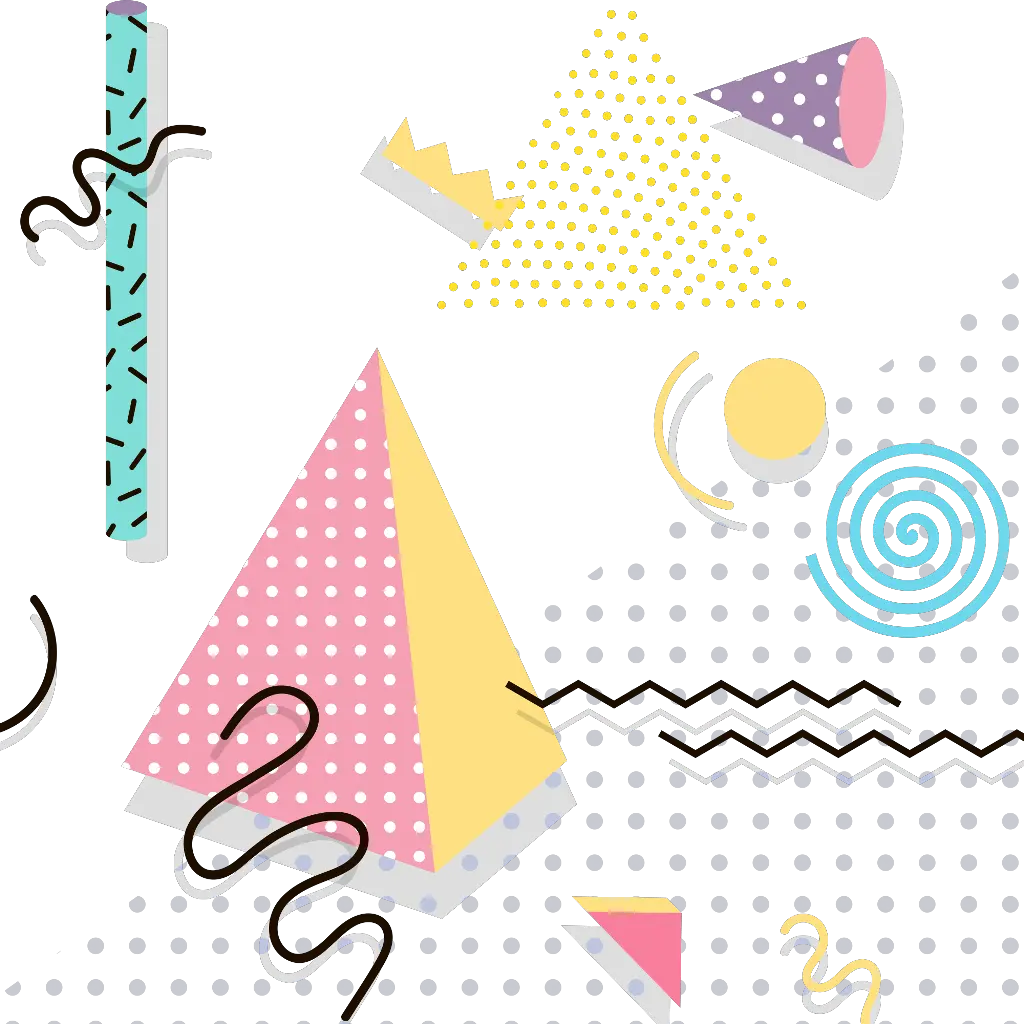 ftestickers background geometric aesthetic popart 欧美 小 清新 立体 几何 海报 png