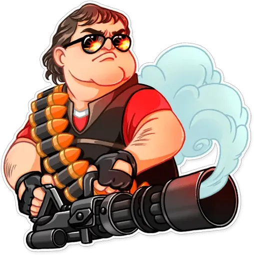 Gabe Newellu201d Stickers Set For Telegram Fictional Character Png Gabe Newell Png