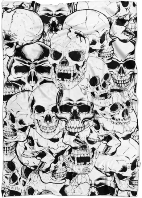 Pile Of Skulls Fleece Blanket Skull Vector Png Pile Of Skulls Png