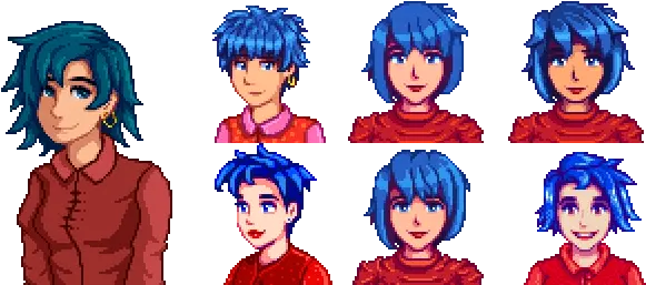 Emily Stardew Valley Png Stardew Valley Icon