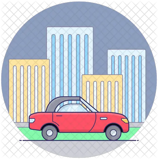 Two Door Car Icon Of Colored Outline City Car Png Car Door Png