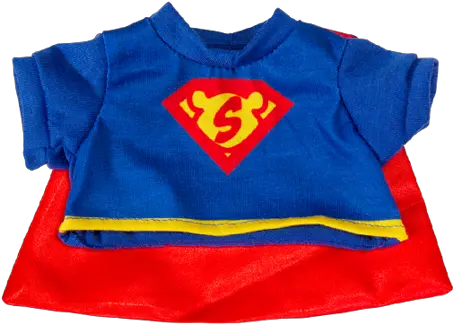 Super Tee With Cape U2013 Build A Buddy Factory Superman Png Superman Cape Png