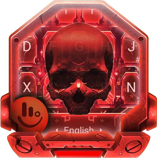 App Insights 3d Red Skull Keyboard Theme Apptopia Skull Png Red Skull Png