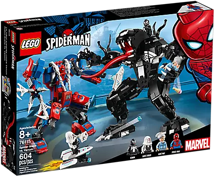 76115 Spider Mech Vs Lego Spider Mech Vs Venom Png Venom Transparent