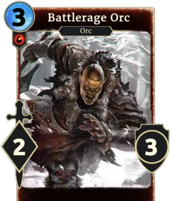 Battlerage Orc Elder Scrolls Legends Goblin Png Orc Png