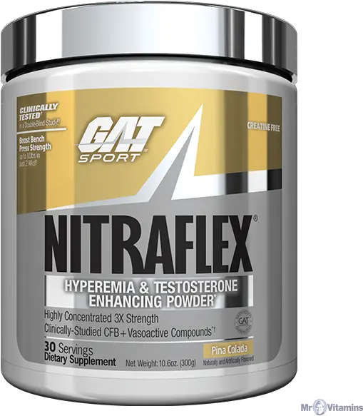 Gat Nitraflex Pinacolada 300gm Cylinder Png Pina Colada Png