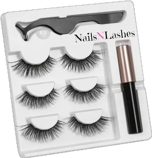 Nailsnlashes Dense Effect Magic Eyelash Eyelash Extensions Png Eyelash Logo