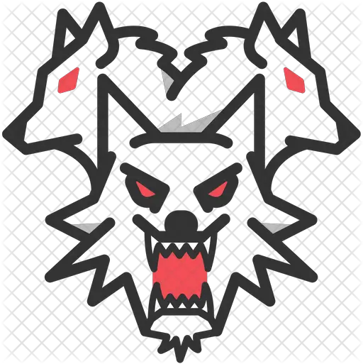 Cerberus Icon Of Colored Outline Style Cerberus Icon Png Cerberus Png