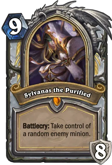 Sylvanas The Purified Custom Hearthstone Card Rafaam The Supreme Archaeologist Png Sylvanas Png