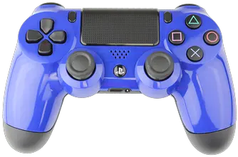 Blue Playstation 4 Controller Blue Ps4 Controller Png Controller Transparent Background