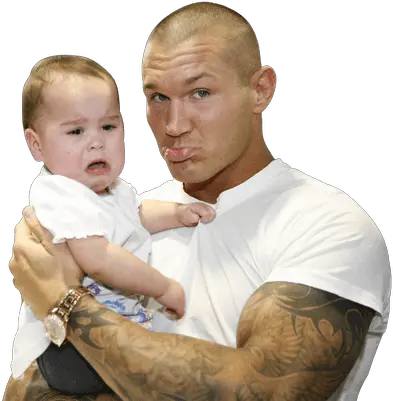 Randy Orton 2 Png Image Randy Orton With A Baby Randy Orton Logo