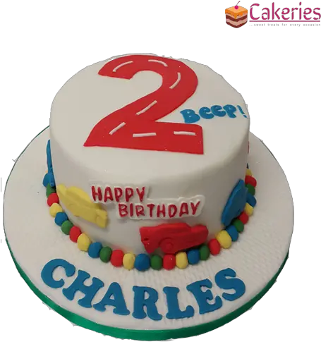 2nd Birthday Cake Cars Cakeries Png Transparent